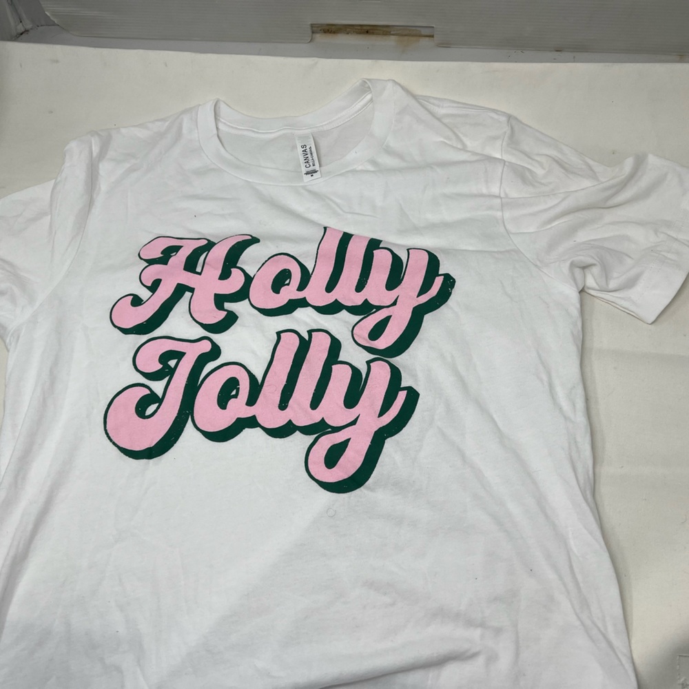 Holly jolly Christmas tee